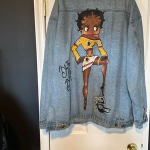 Vintage Betty Boop Jean Jacket. Free used purse with purchase.